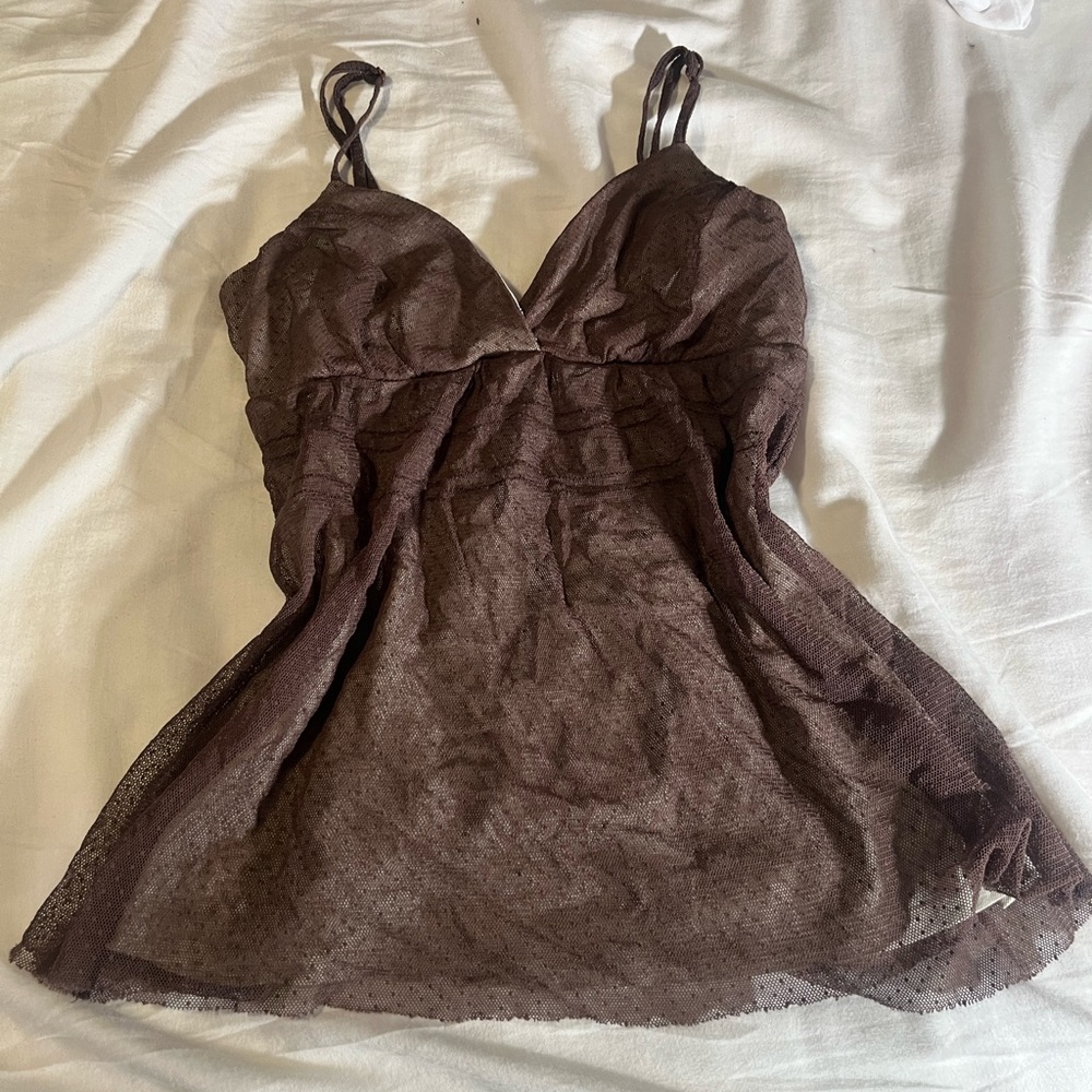 🤎 MICHAEL KORS LAYERED MESH CAMI
